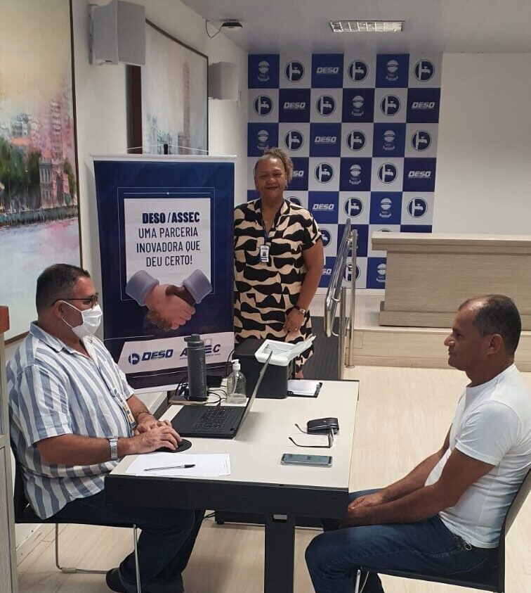 INSS realiza atendimento individualizado para empregadas(os) da DESO