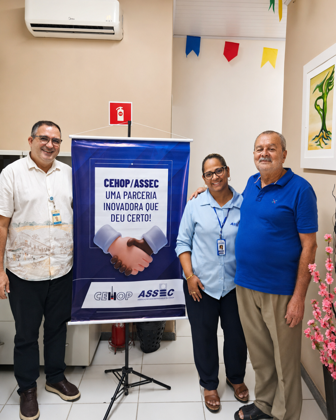 ASSEC recebe 13ª visita técnica de Márcio Lima com orientações sobre benefícios do INSS.